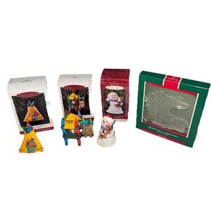 Hallmark Lot Of 4 Keepsake Ornaments, Collector Series